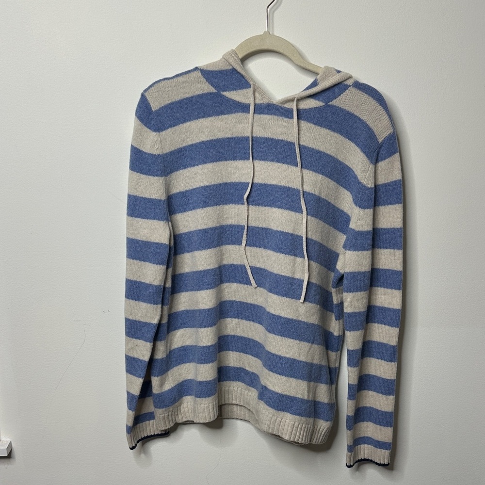 Tabitha Webb Striped Wool Hoodie
